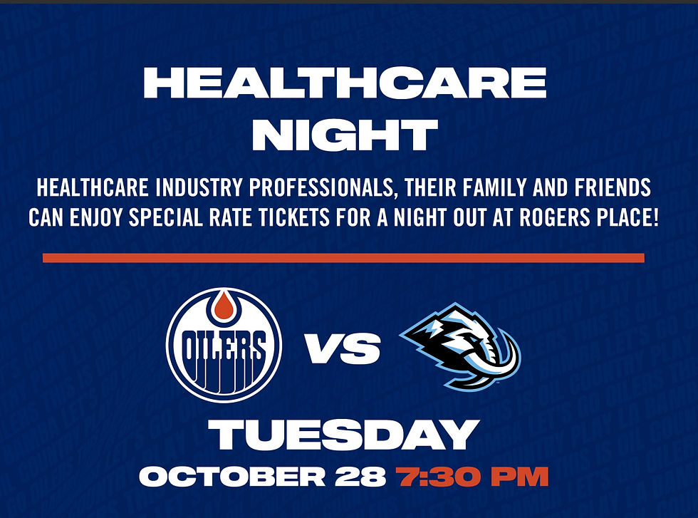 Edmonton Oilers Healthcare Night