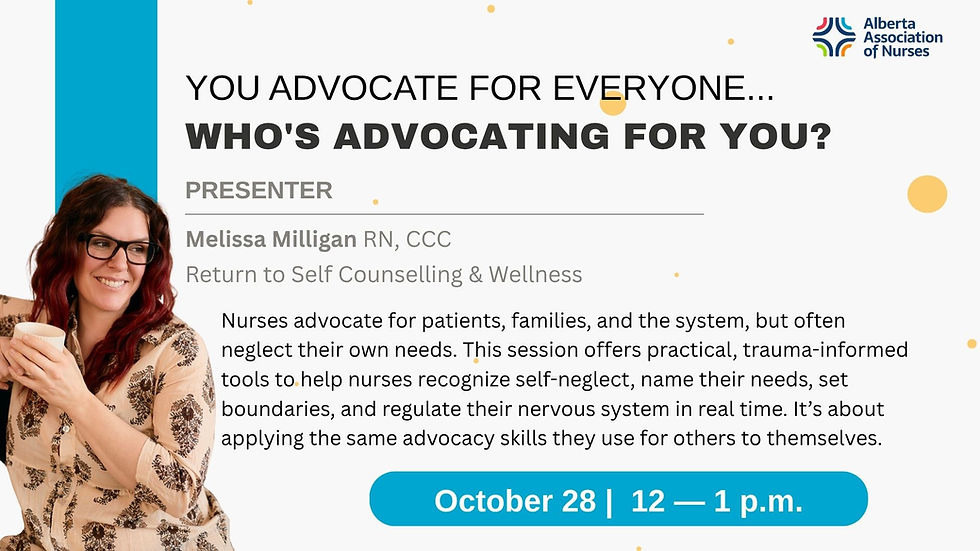 You Advocate For Everyone… Who’s Advocating For You?