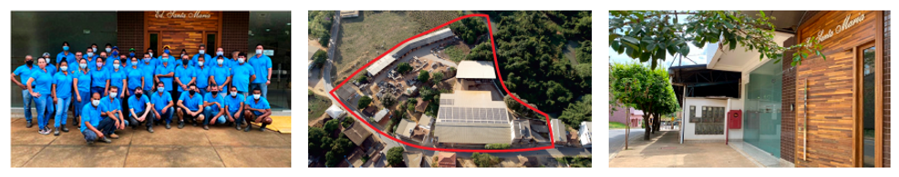 marceneiros; foto aérea; entrada principal