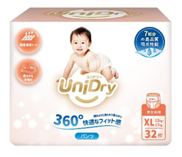 優力寶奢柔抱抱褲｜XL 32片×4入