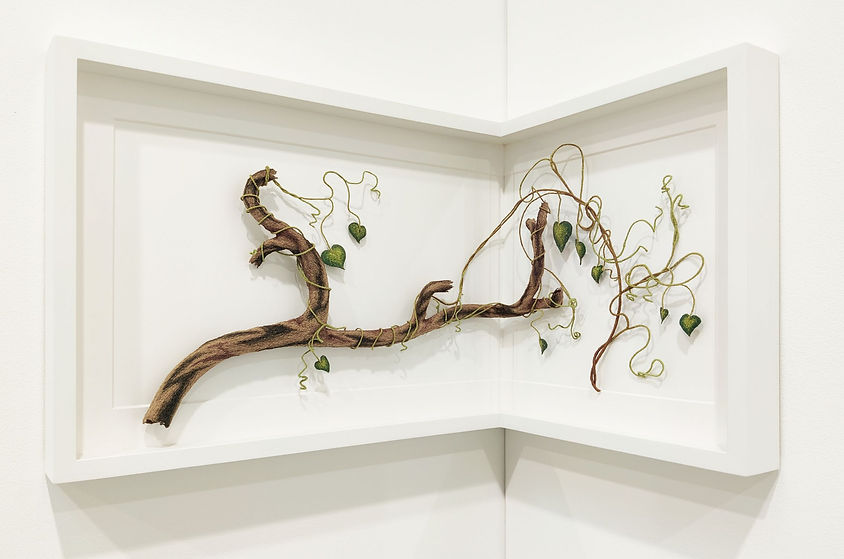 Both Sides sculptural embroidery by Itamar Yehiel
