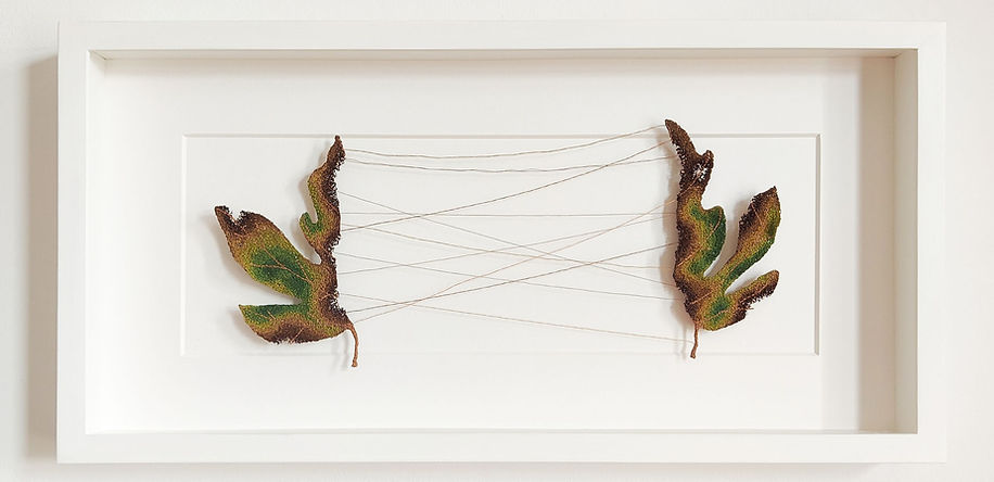 Tension Sculptural Embroidery by Itamar Yehiel