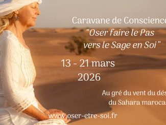 Caravane de Conscience 13-21 Mars 2026 : Desert marocain - Nelly Quil