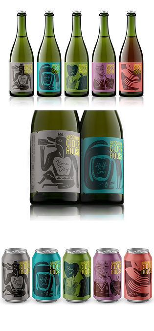Pavement Redesigns Brooklyn Cider House's Core Hard Cider Lineup - World Brand Design Soci