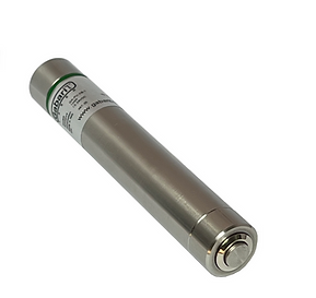 Green laser pointer on battery