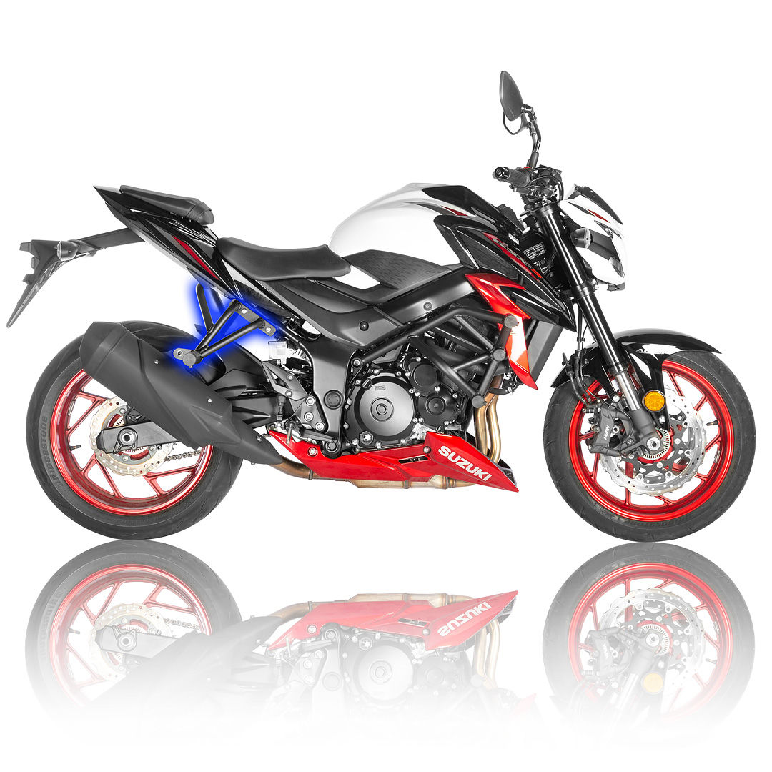 Suzuki GSX-S750 2017-2020 Subcage Stunt Passenger Pegs