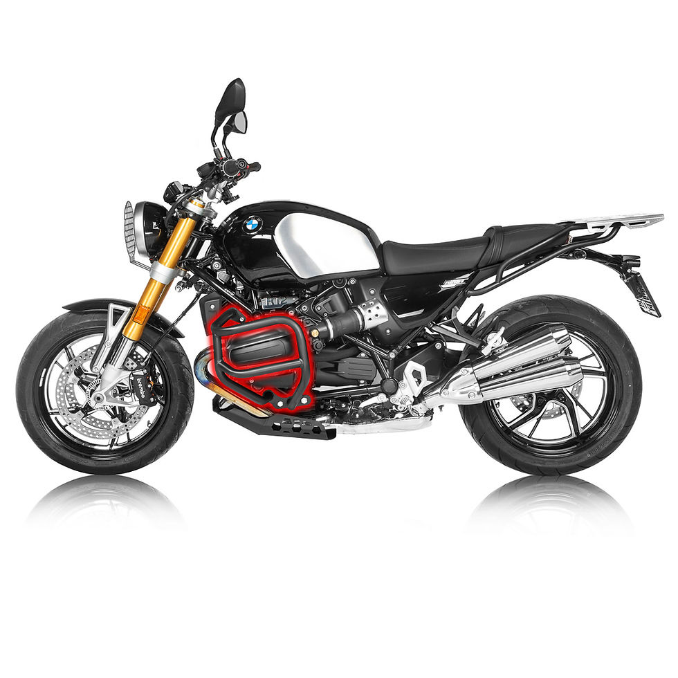 Thumbnail: BMW R12 nineT 2024-2025 Crash Bars Left Side 2