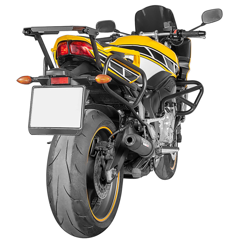 Thumbnail: Yamaha FZ1-S FZ1-N Rear Luggage Rack & Soft Side Bag Stays 4