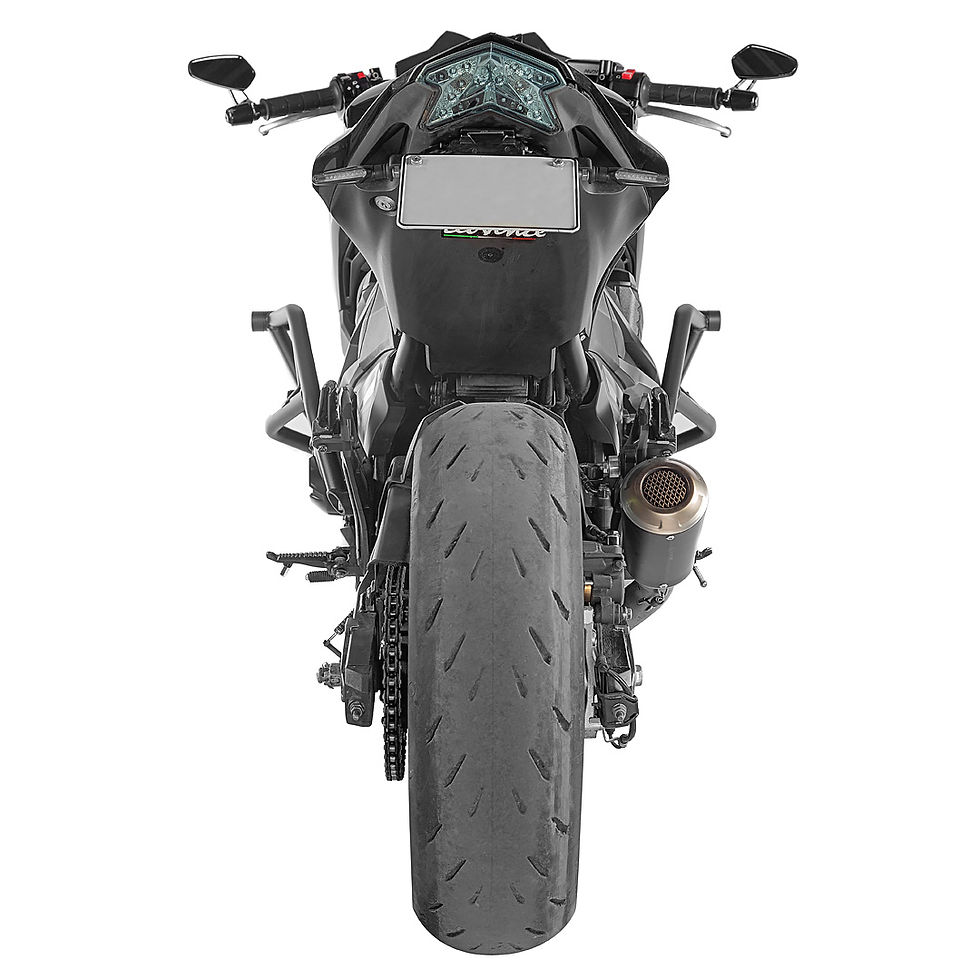 Thumbnail: Kawasaki Z800 2013-2016 Street Protective Cage Crash Bars Stunt Cage rear view