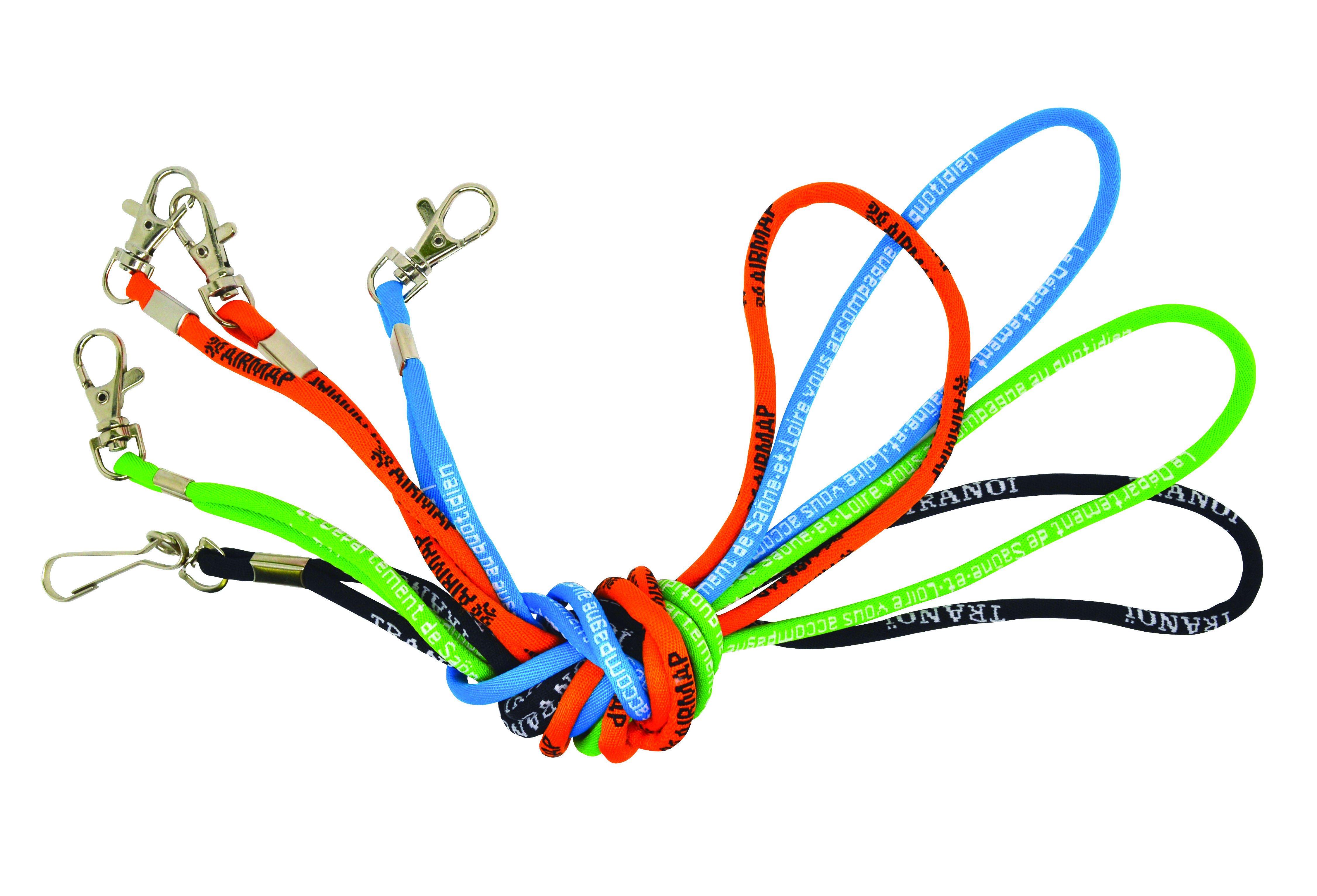 Round Cord Woven Lanyard 115prous