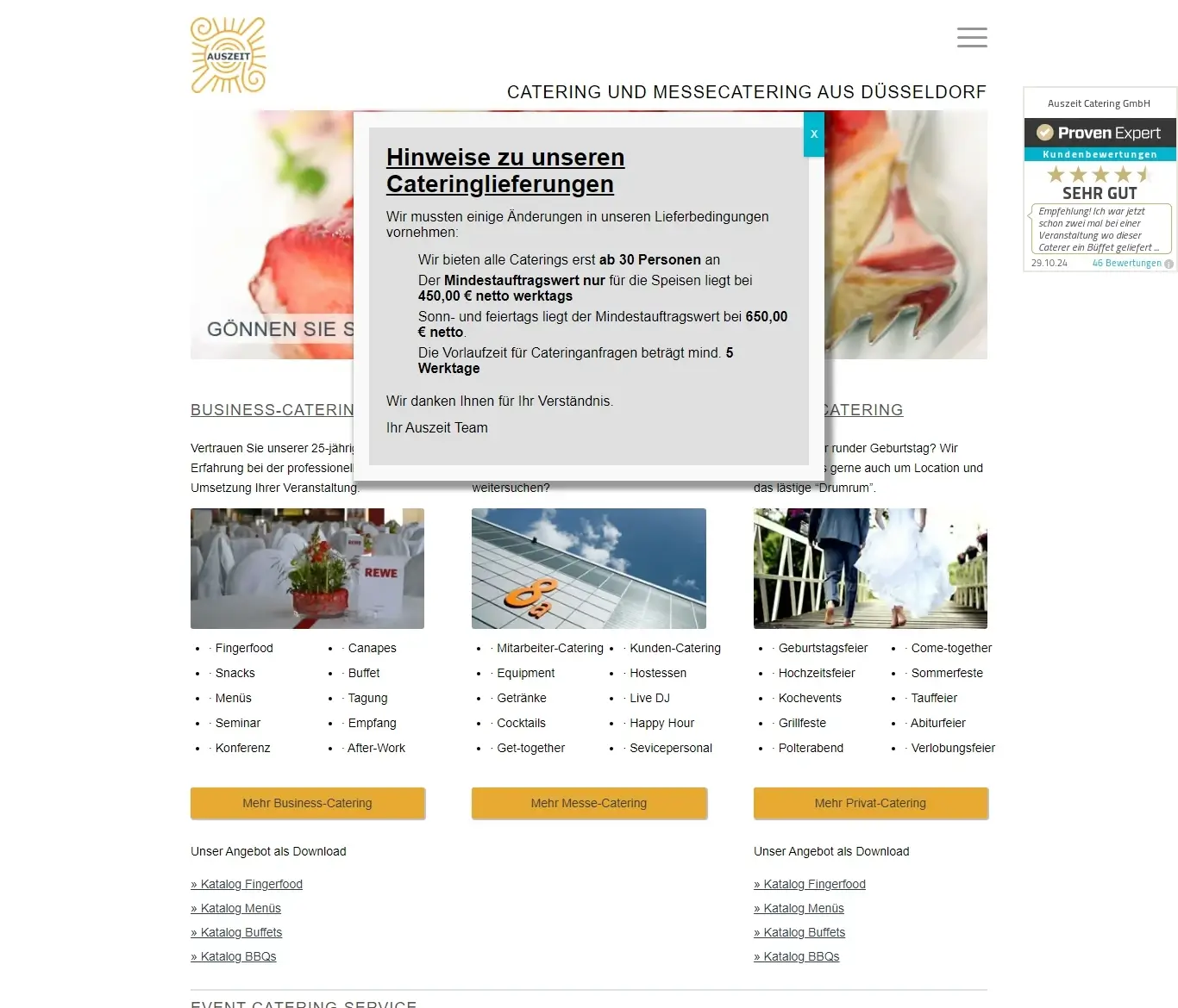 AUSZEIT CATERING
