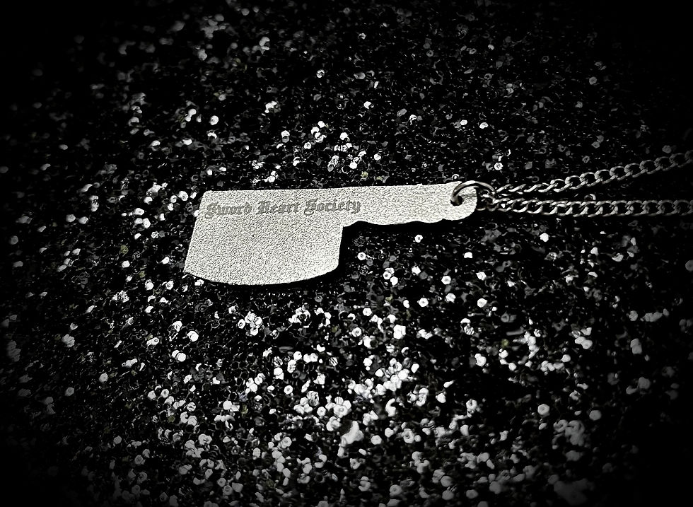 Thumbnail: Silver Cleaver Necklace