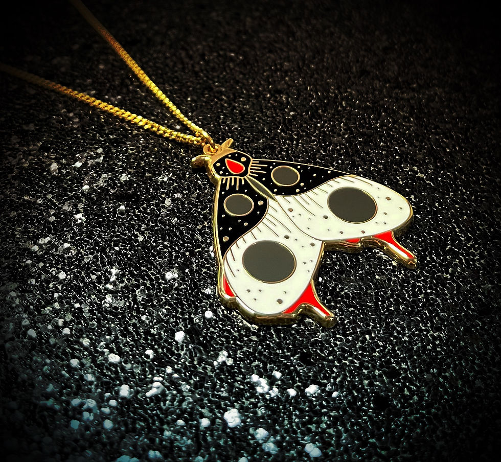 Thumbnail: Gold Moth Necklace