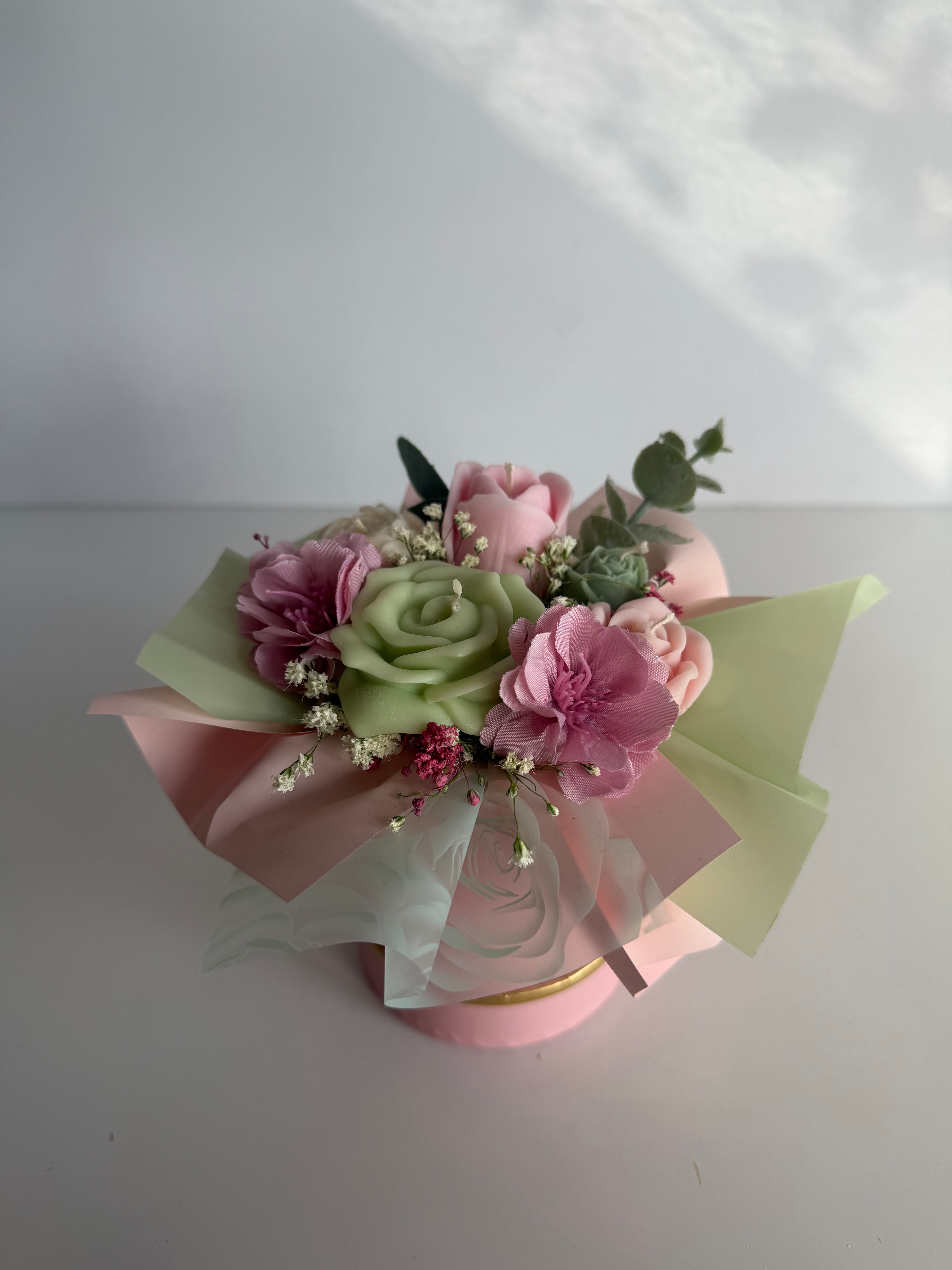 Букет от ароматни соеви свещи