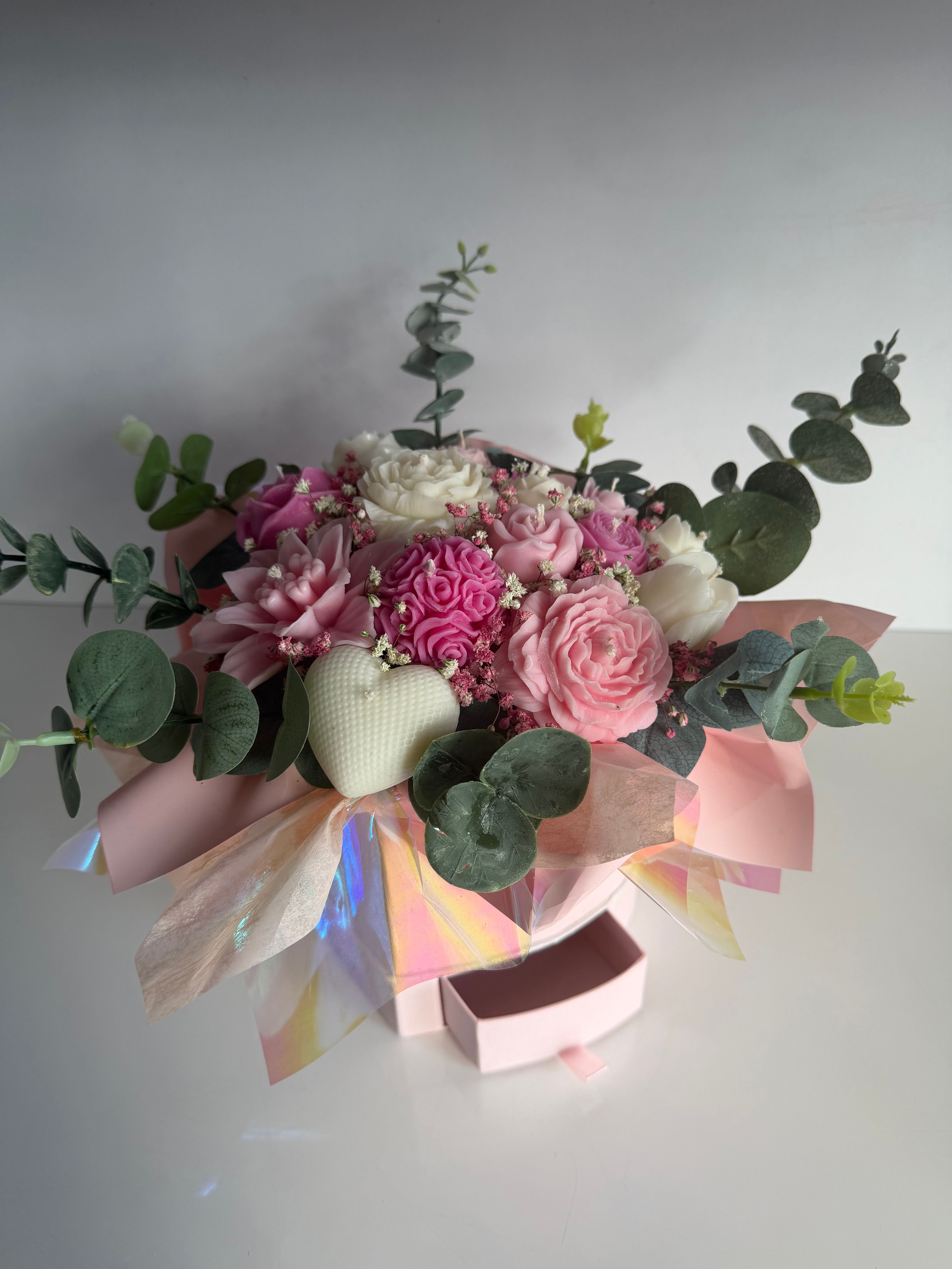 Букет от ароматни соеви свещи