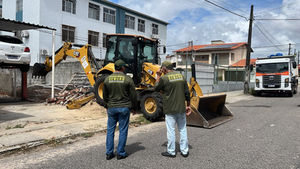 Semurb realiza ações de desocupação de áreas públicas em Neópolis e Candelária