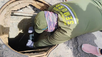 Semurb identifica origem da nova "língua negra" na Praia de Areia Preta