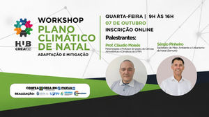 Workshop sobre mudanças climáticas acontece amanhã (7) no Crea-RN e terá transmissão online