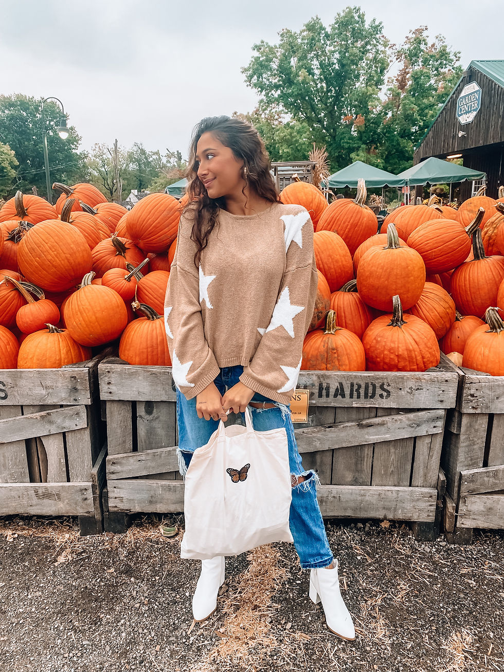 Thumbnail: Ivory Butterfly Tote