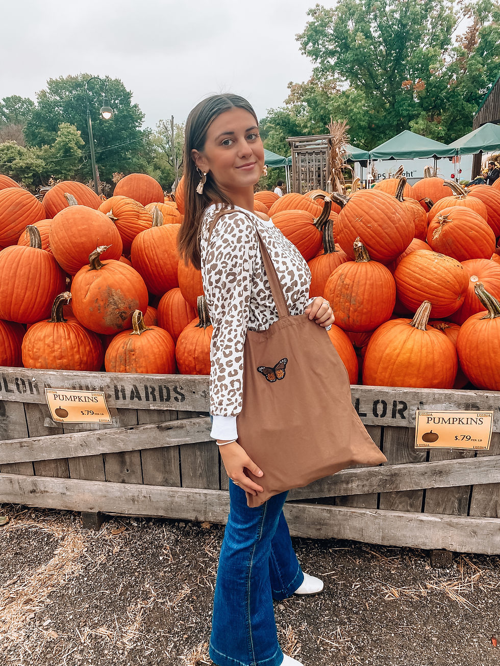 Thumbnail: Brown Butterfly Tote