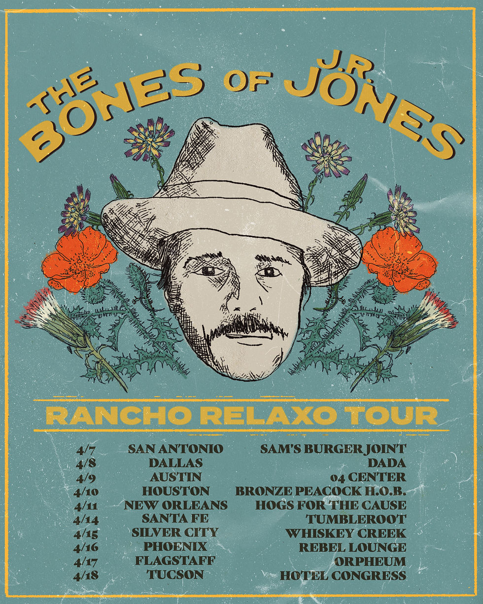 Tour Dates for my Mates in the States! w/ The Bones of JR Jones