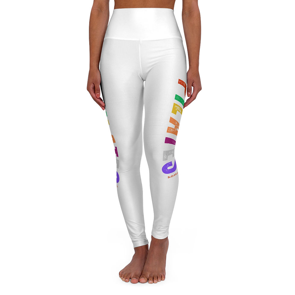 Pilates - High Waisted Leggings, Workout, Activewear, Fitness, Fitness Lovers
