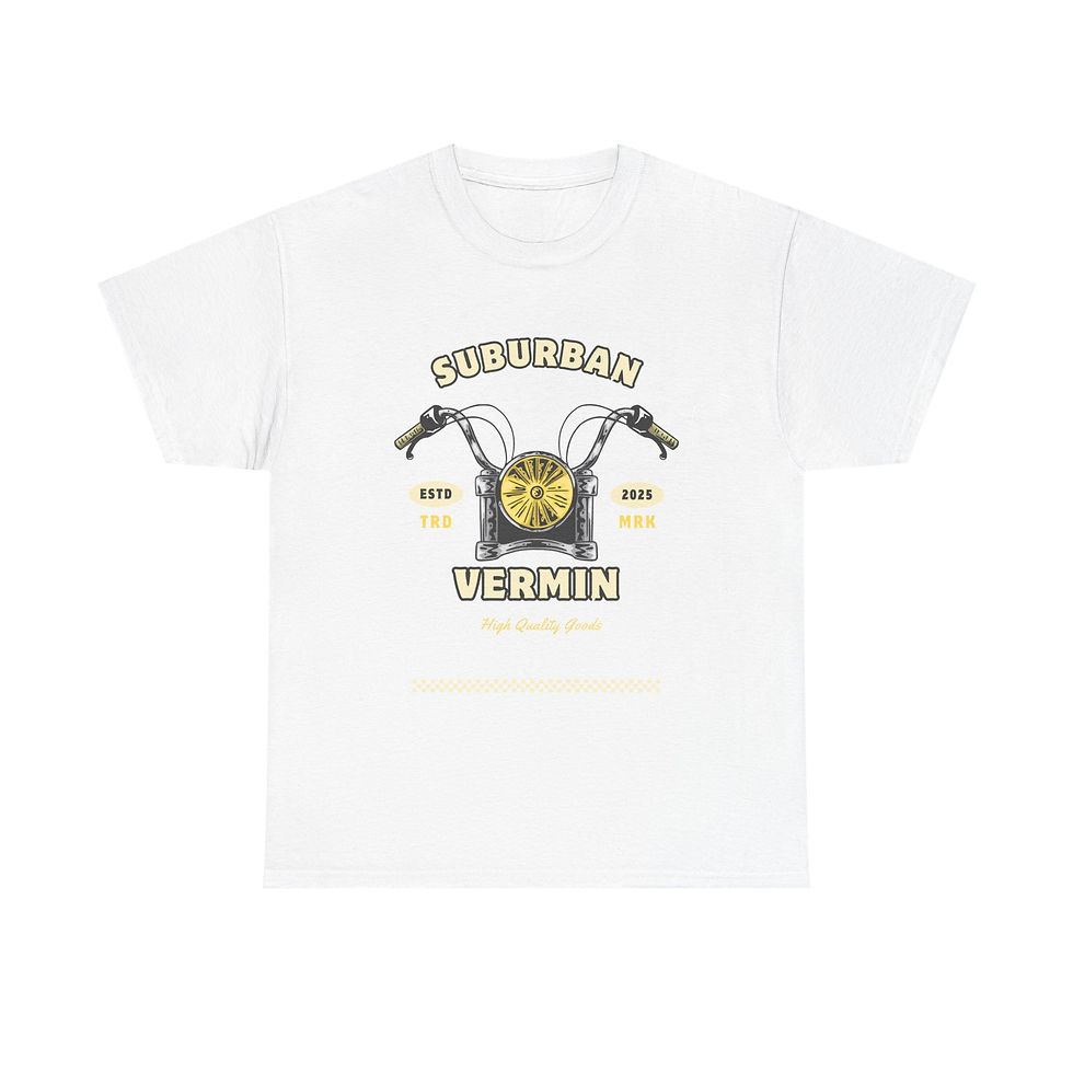 Graphic Tee, Unisex Heavy Cotton T-Shirt, Casual Wear, Biker Style, Bike Lovers