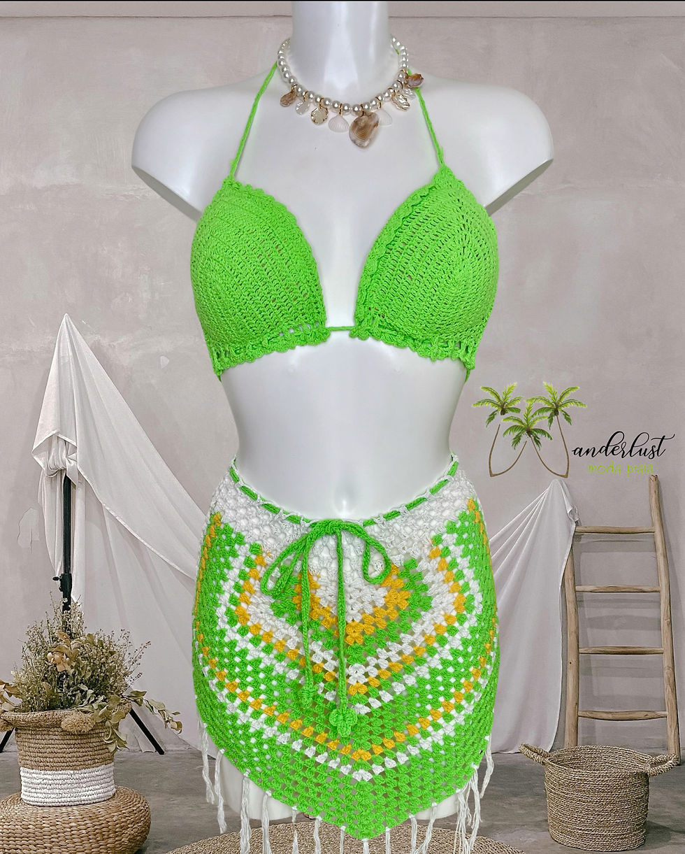 Miniaturbild: Ceará Crochet Beach Set