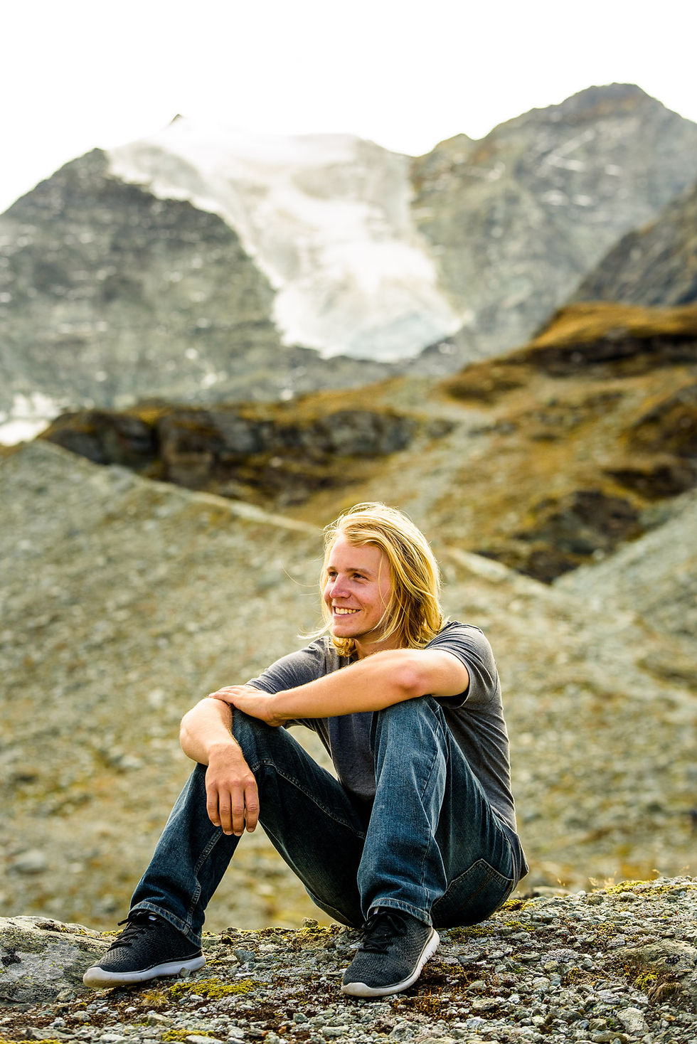 Kevin at the Glacier