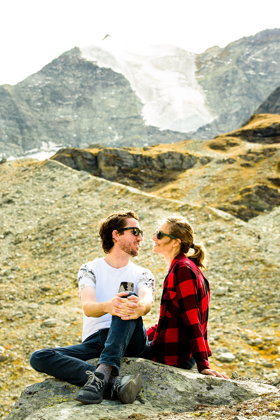Me and Brad in front of the Glacier