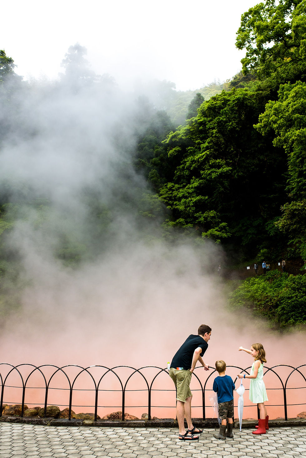 hot spring in Kyushu, japan