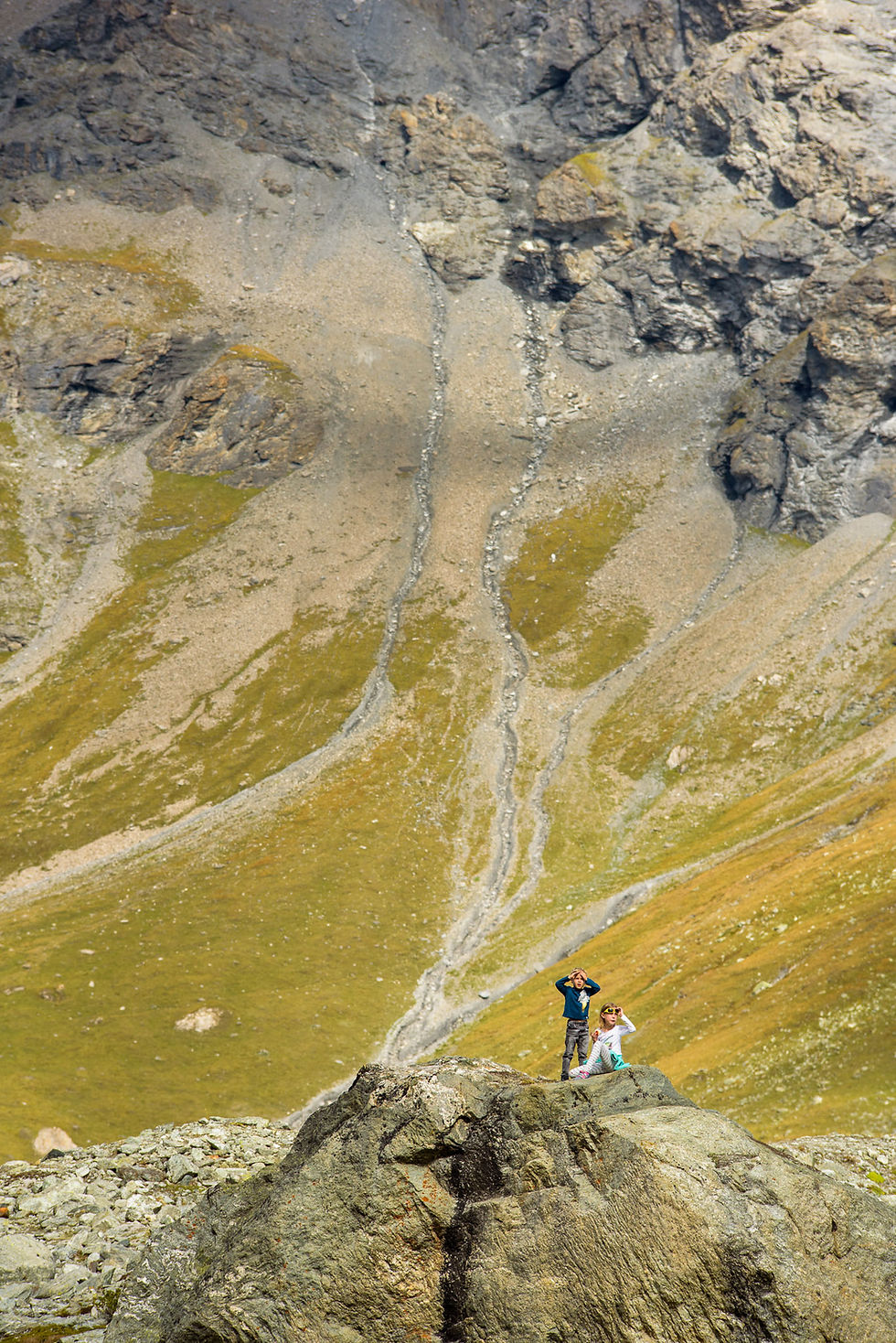 Dean and Amelia in the mountains