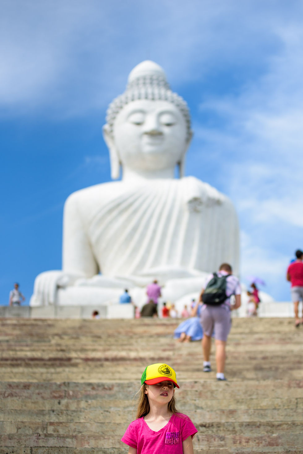 Amelia at the Big Buddha
