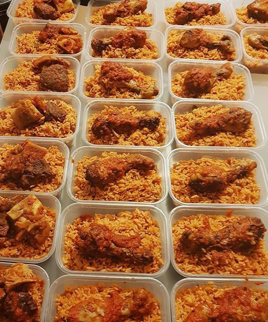 Arranged Food and Objects