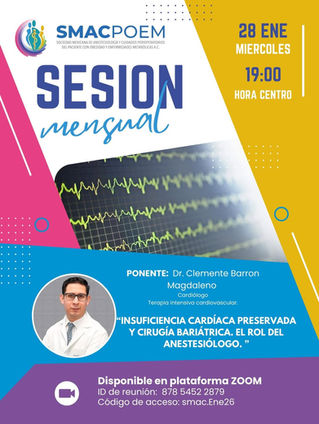 Sesión mensual enero