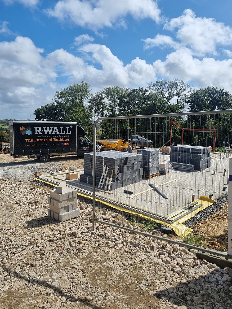 Bungalow in Devon poured just 2 weeks after initial delivery and training