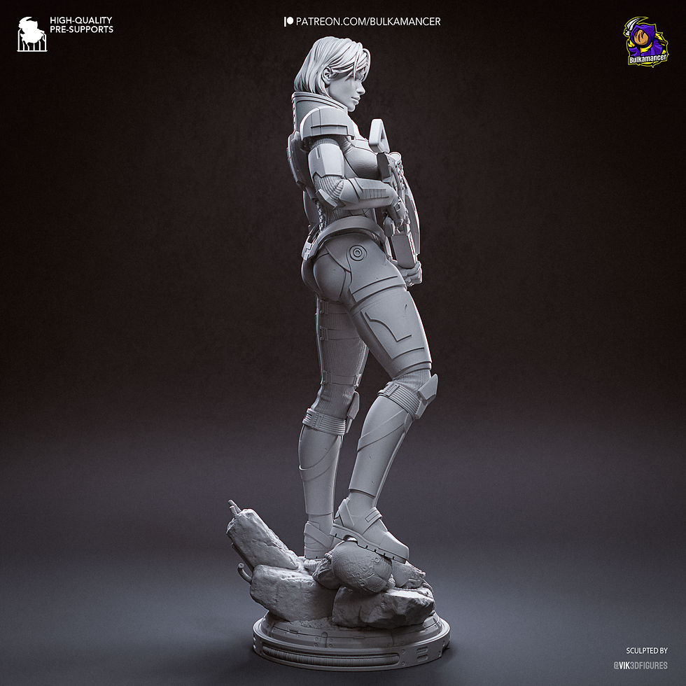 Thumbnail: 1/8 Commander Shepard (Mass Effect) by bulkamancer