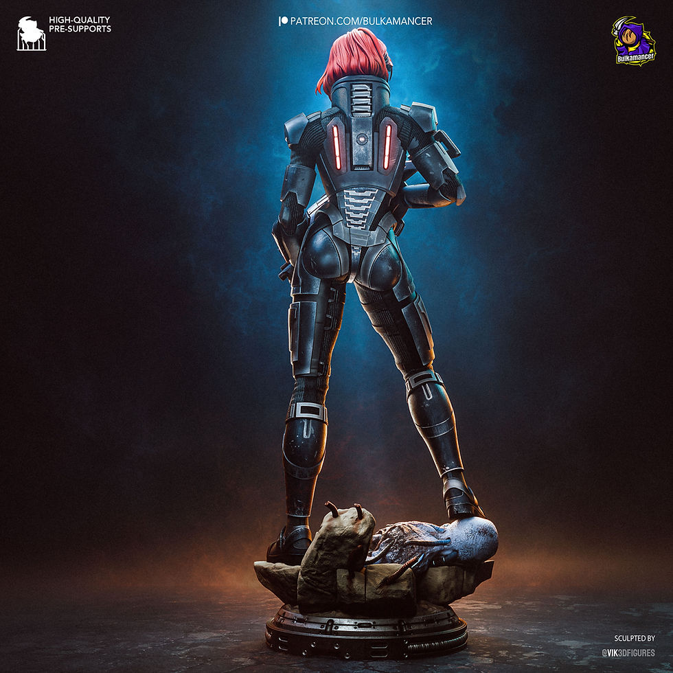 Thumbnail: 1/8 Commander Shepard (Mass Effect) by bulkamancer