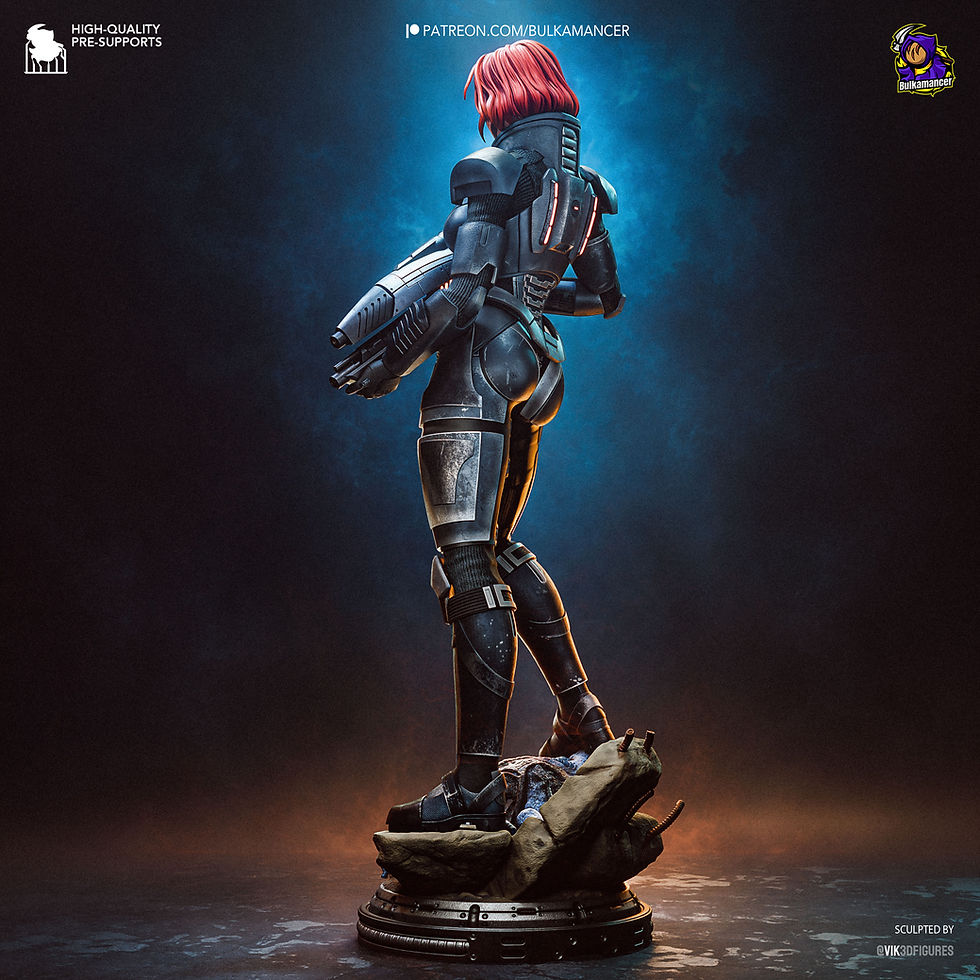 Thumbnail: 1/8 Commander Shepard (Mass Effect) by bulkamancer