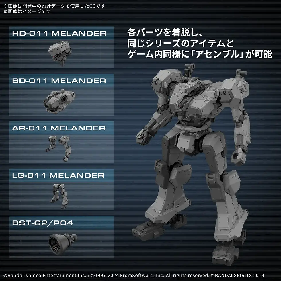 Thumbnail: 30MM ARMORED CORE VI FIRES OF RUBICON Balam Industries BD-011 Melander