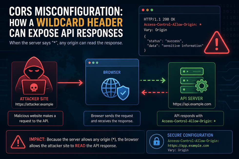 How an Overly Permissive CORS Policy Can Allow Cross-Origin API Response Access