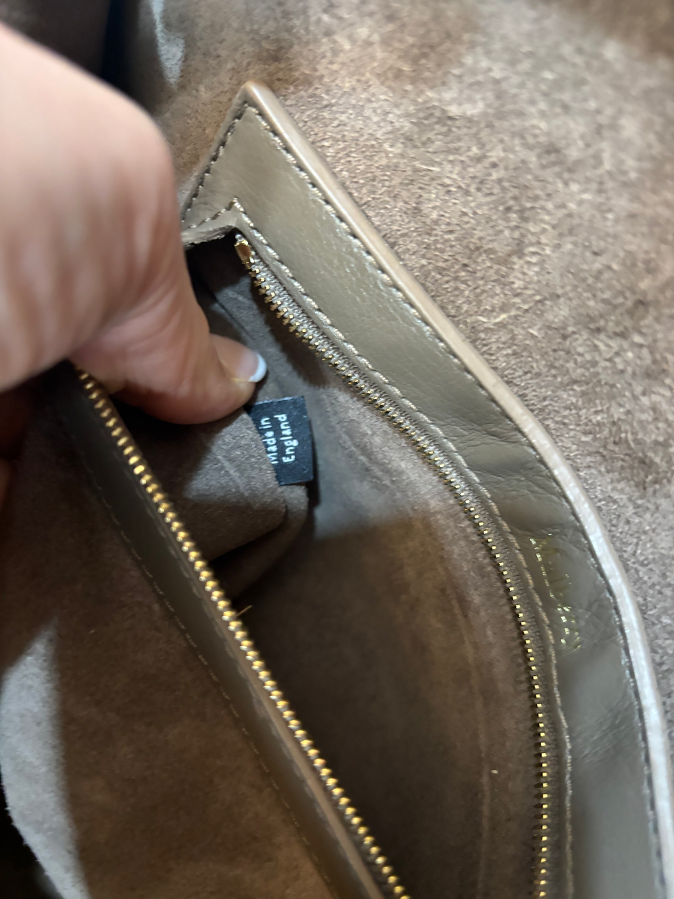 Thumbnail: Mulberry Cheyne Taupe Leather Shoulder Bag