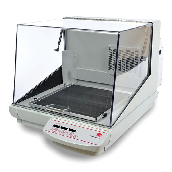 Thumbnail: Incubating orbital shakers for heavy duty applications left side view