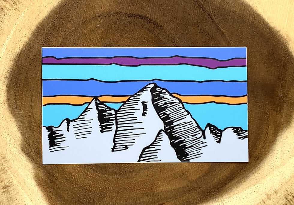 Maroon Bells Large Sticker