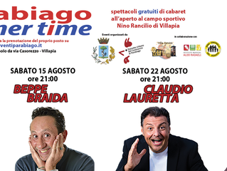 Parabiago Summer Time 2020: la quinta edizione presenta artisti del calibro di Dado, Beppe Braida, C