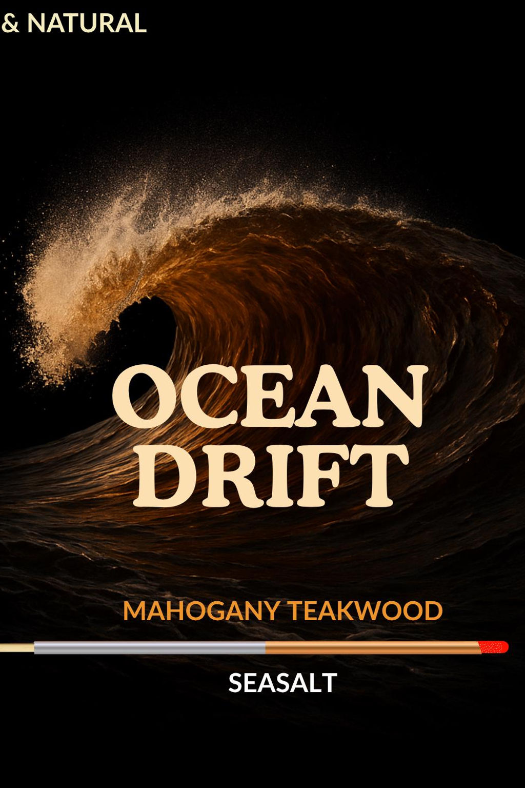 Ocean Drift Hand-Dipped Dual Scent 11" Incense Sticks