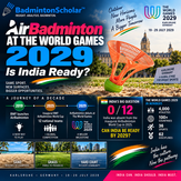 AirBadminton has taken another major step towards becoming a global sport. The International World Games Association has confirmed AirBadminton for The World Games 2029, to be held in Karlsruhe, Germany, from 19–29 July 2029.