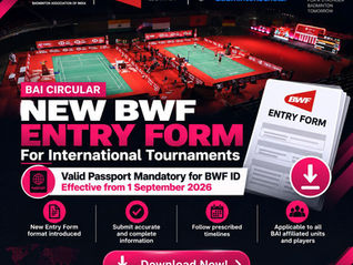 BAI New Entry Form 2026: Passport Mandatory for BWF ID From September 1