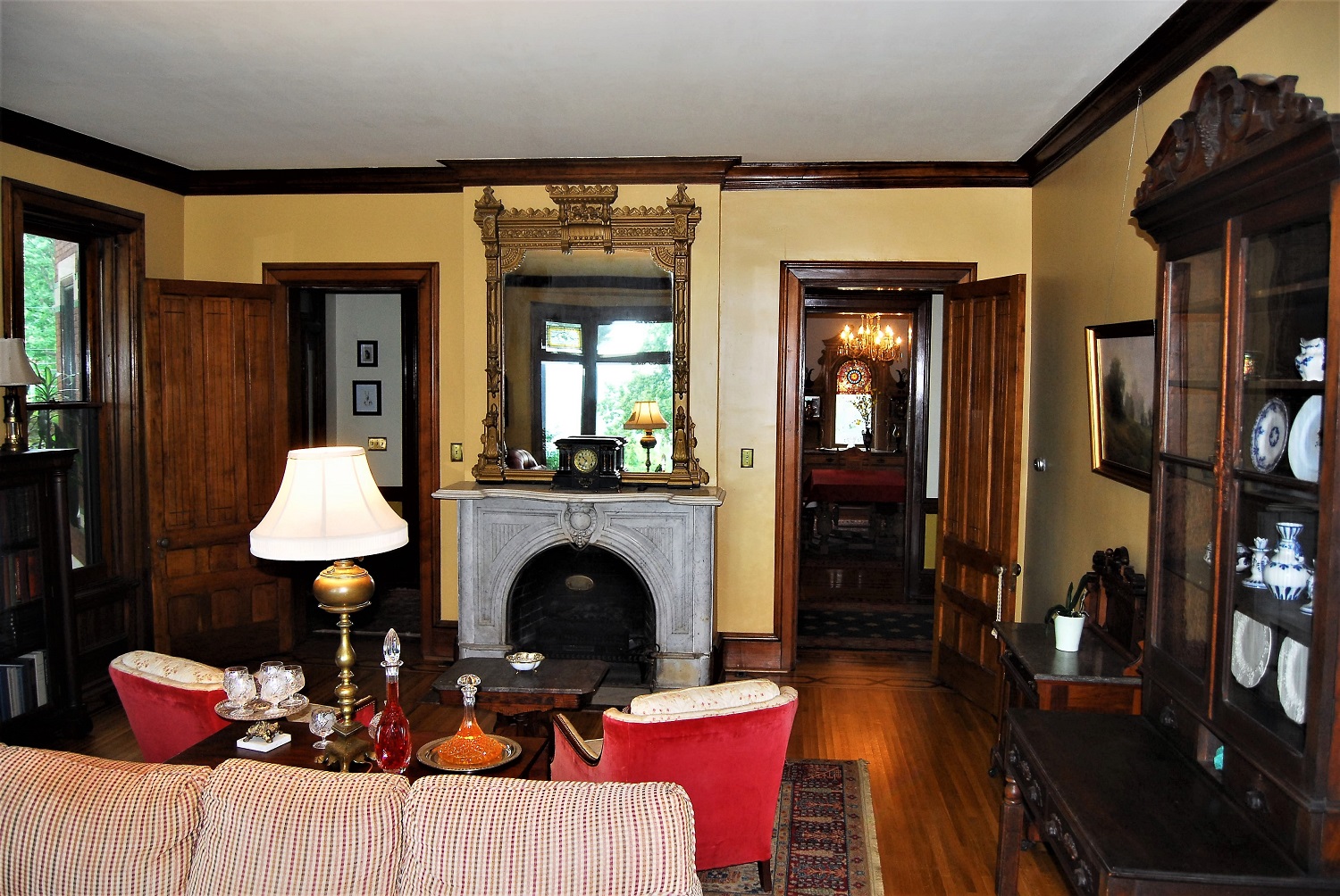 Carrara Marble Fireplace