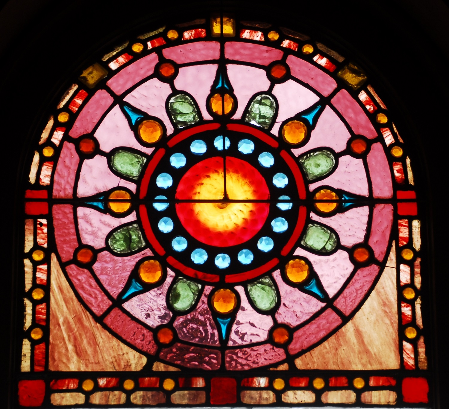 Several Stained Glass Windows